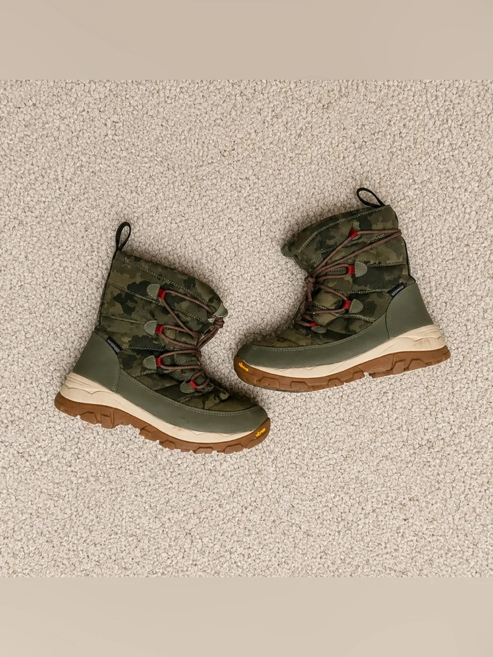 Women’s Muck Nomadic Sport AGAT Lace Boots, Olive/Camo, W6